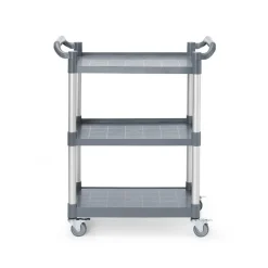 Hendi AmerBox Serveerwagen klein van polypropyleen - 3 planken* Horeca Opslag- En Serveersystemen