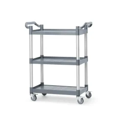 Hendi AmerBox Serveerwagen klein van polypropyleen - 3 planken* Horeca Opslag- En Serveersystemen