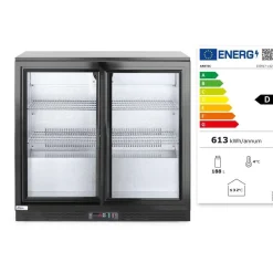 Hendi Arktic Backbar koelkast met schuifdeuren 900x520x(h)865mm* Keukenapparatuur
