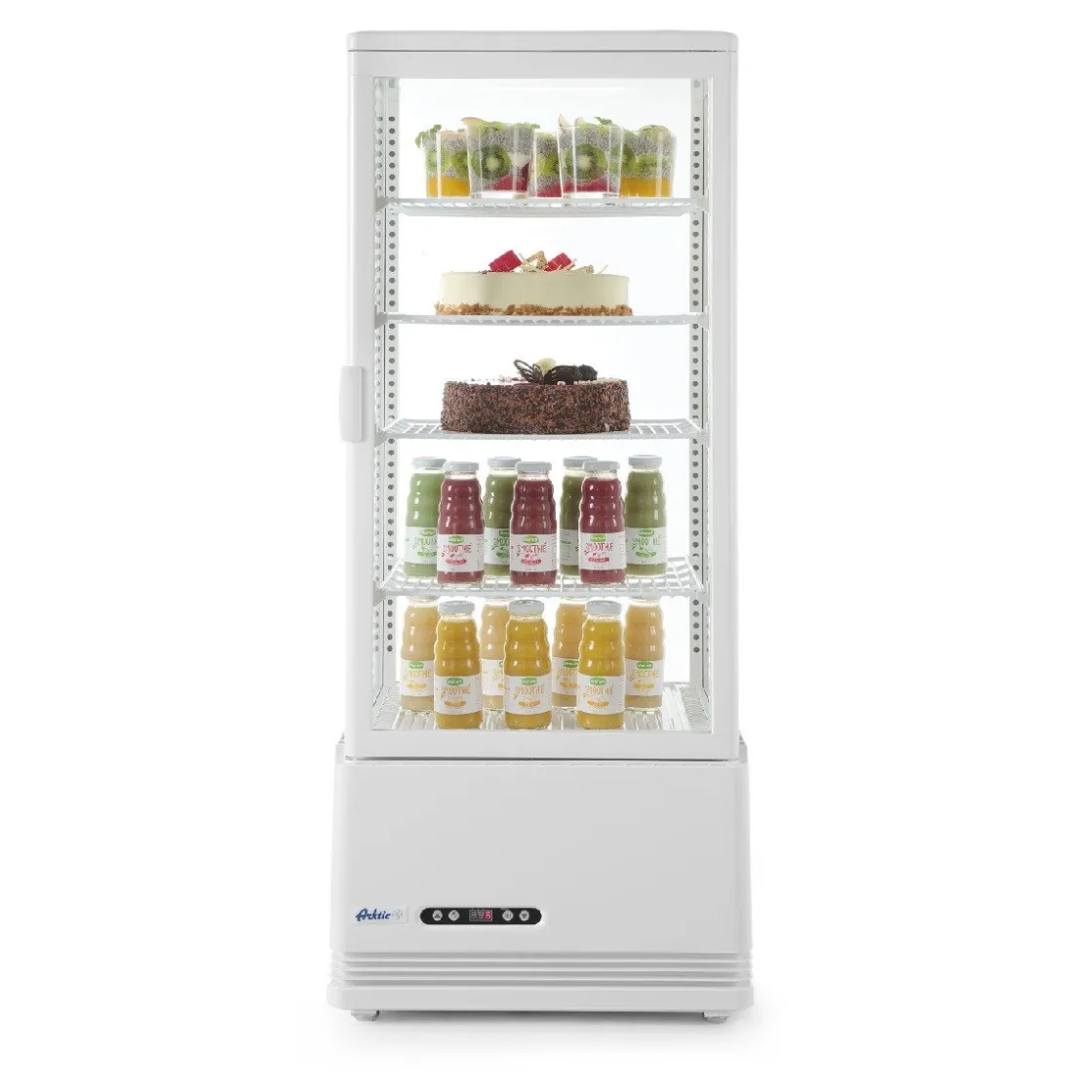 Hendi Arktic Koelvitrinekast Wit 98 Liter* Toonbankdisplays