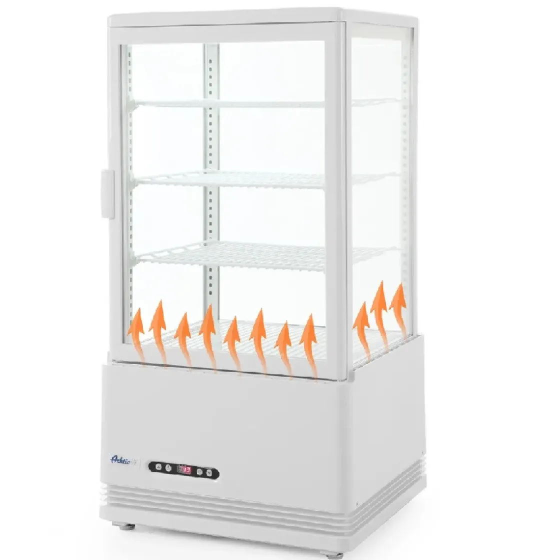 Hendi Arktic Koelvitrinekast Wit 68 Liter* Toonbankdisplays