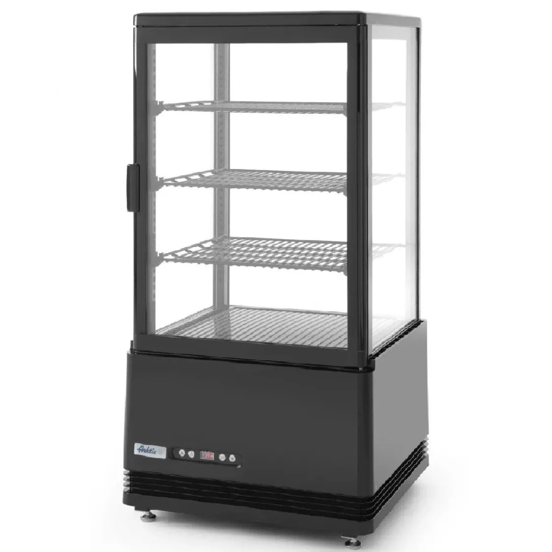 Hendi Arktic Koelvitrinekast Zwart 68 Liter* Toonbankdisplays