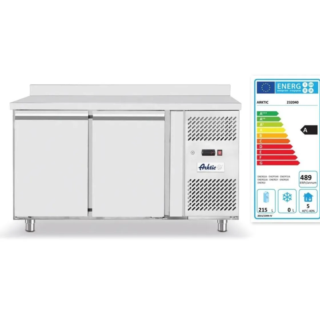 Hendi Arktic Koelwerkbank met 2 deuren Profi Line 280L* Keukenapparatuur