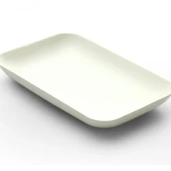 Bagastro Suikerriet Bord Rechthoek 12x8x1,5cm 40st.* Taartkartons En Randen