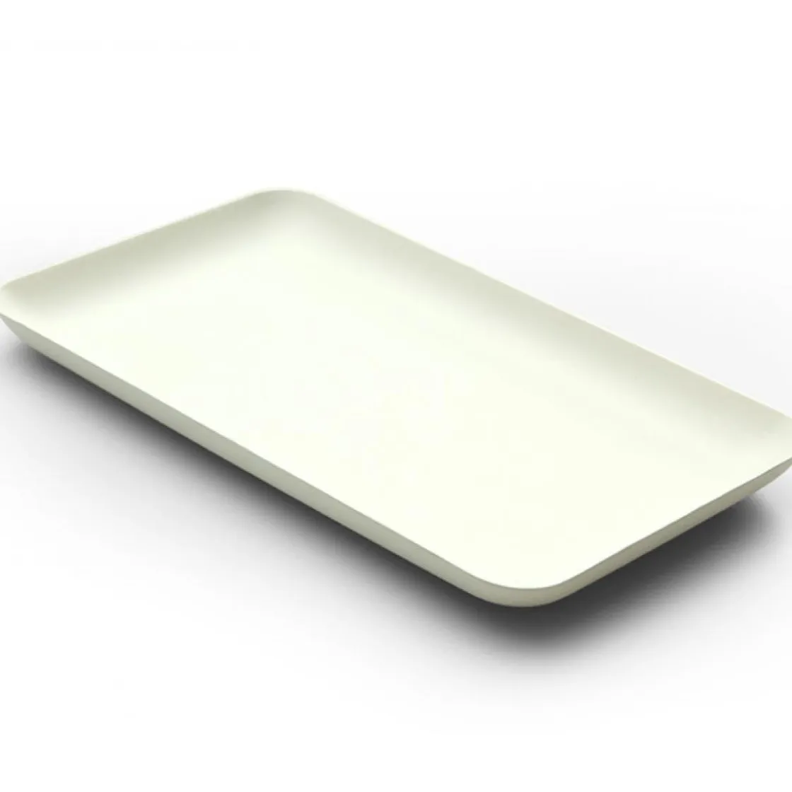 Overig Bagastro Suikerriet Bord Rechthoek 20x12x1,5cm 40st.* Taartkartons En Randen