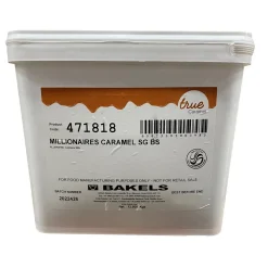 Bakels Caramel Millionairs 12,5kg*** Chocolade Vullingen|Bonbonvullingen