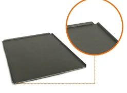Overig Bakplaat PTFE 60x40cm (open hoeken 45°)* Rechthoekige Bakvormen