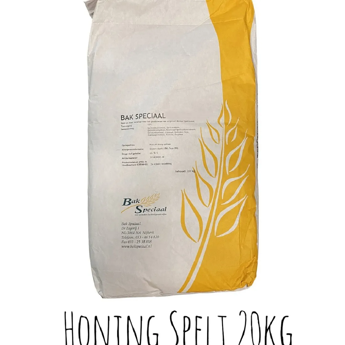 Bak Speciaal Bakspeciaal Honing Speltmix Broodmix 20kg* Broodmixen|Bekijk Alle Mixen