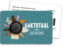 Baktotaal Cadeaukaart* Bakpakketten