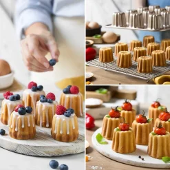 Decora Bakvorm Canelé (12)* Speciale Bakvormen