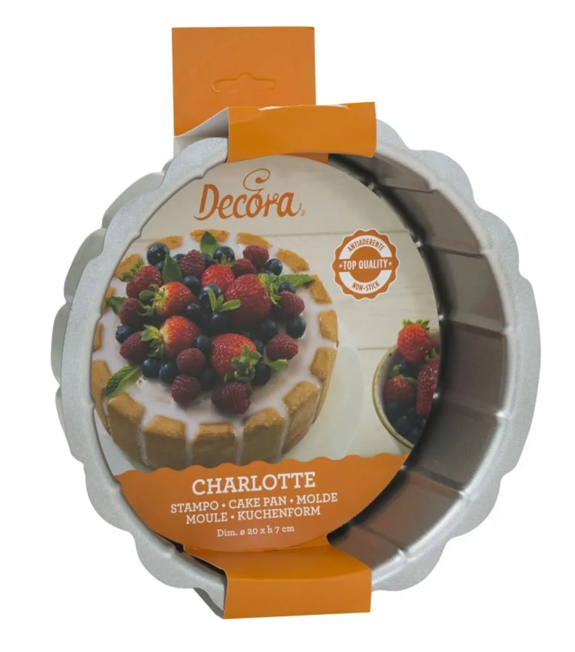 Decora Bakvorm Charlotte Ø20x7(h) cm* Speciale Bakvormen