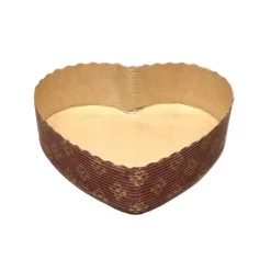 Overig Bakvorm Karton Hart 13,3x13x3,5cm (per stuk)* Bakvormen Papier