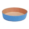 Overig Bakvorm Karton Rond Ø15,5x3,5cm Blauw (per stuk)* Bakvormen Papier