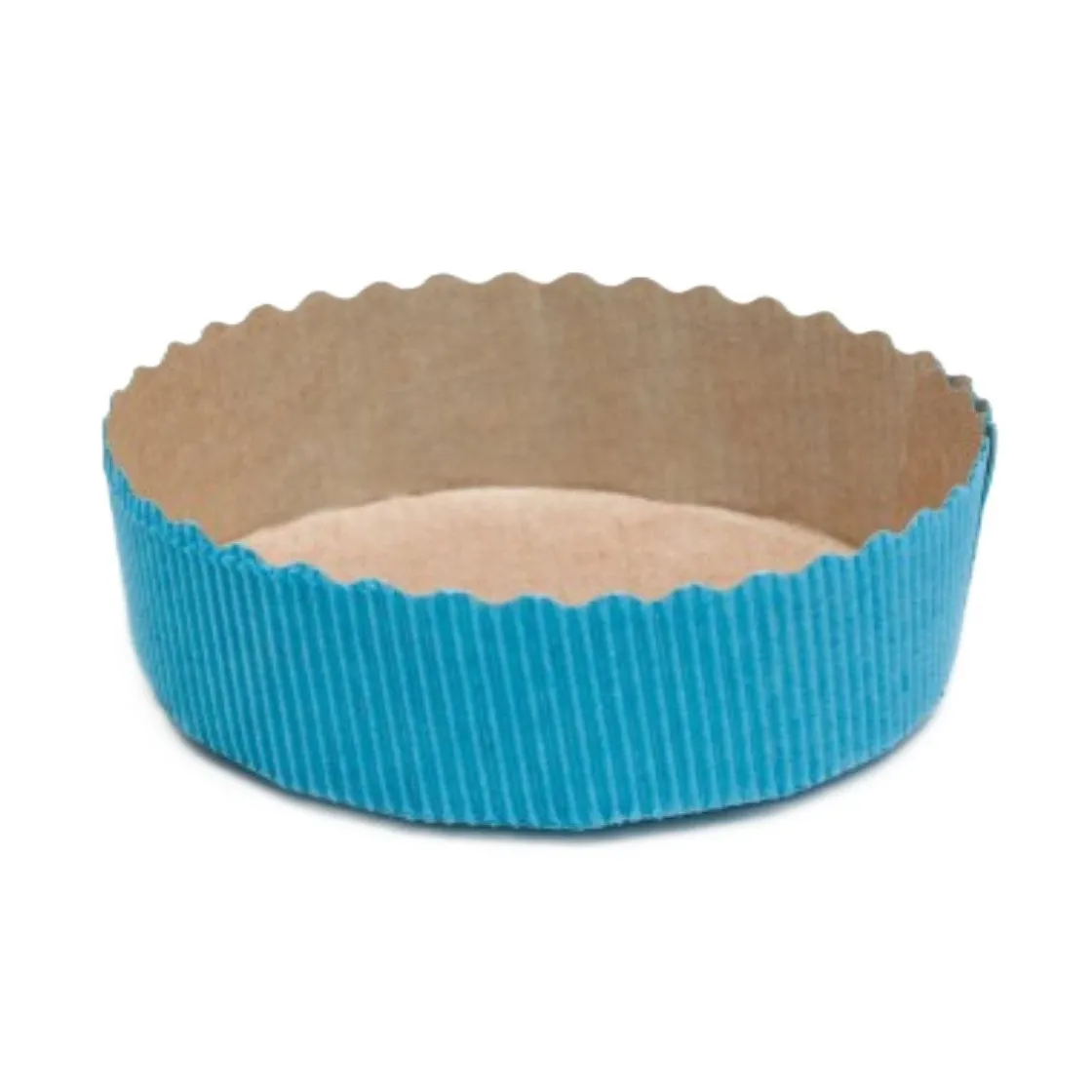 Overig Bakvorm Karton Rond Ø10x3cm Blauw (per stuk)* Bakvormen Papier