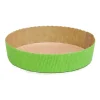 Overig Bakvorm Karton Rond Ø15,5x3,5cm Groen (per stuk)* Bakvormen Papier
