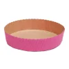 Overig Bakvorm Karton Rond Ø15,5x3,5cm Roze (per stuk)* Bakvormen Papier