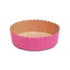 Overig Bakvorm Karton Rond Ø10x3cm Roze (per stuk)* Bakvormen Papier