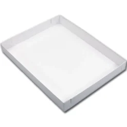 Overig Bakvorm Plaatcake Wit 37x28,5x4,5cm* Bakvormen Papier