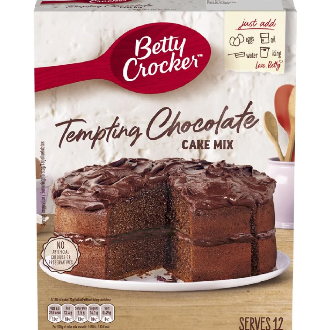 Betty Crocker Chocolade Cakemix 425g* Banketmixen|Bekijk Alle Mixen