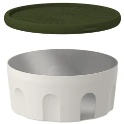 Biesse Bewaardoos Rond Luchtdicht Groen/Transparant 1,5L* Voorraadpotten En Bewaardozen