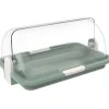Biesse Vitrine Klein Groen 30x21x14cm* Voorraadpotten En Bewaardozen