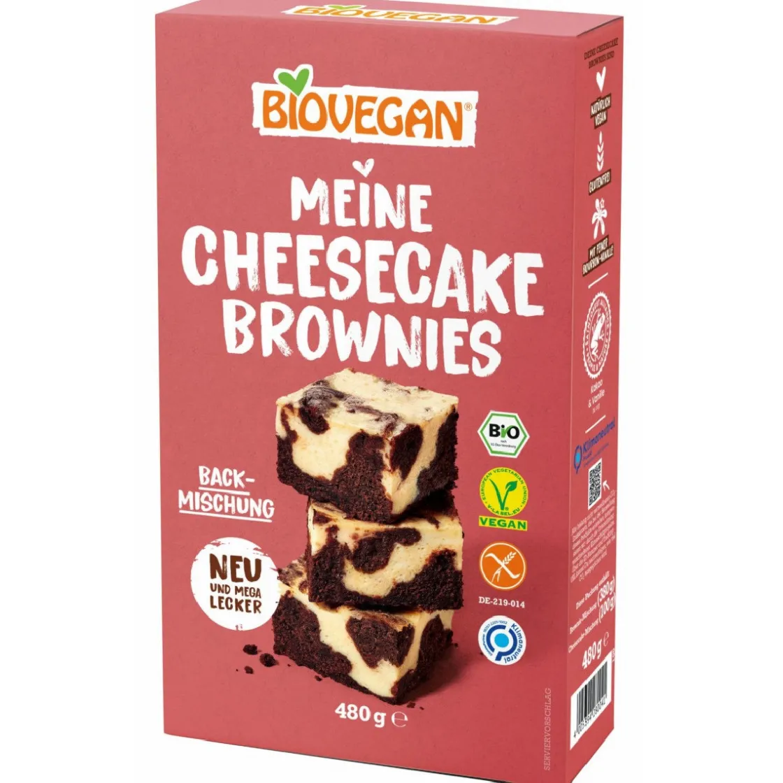BioVegan Cheesecake Brownie Mix Biologisch 480g* Banketmixen|Bekijk Alle Mixen