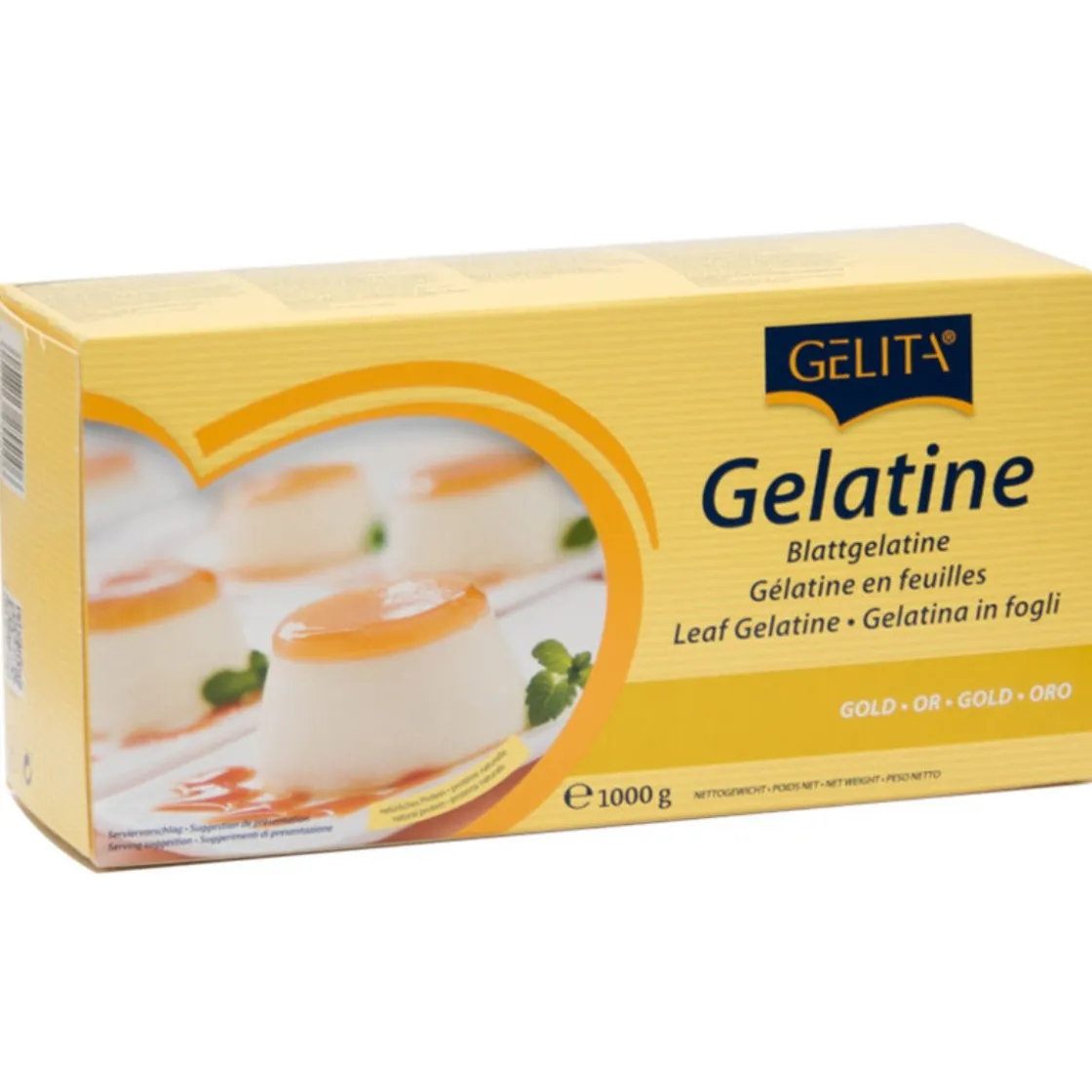 Overig Bladgelatine Goud (200 Bloom) 1kg* Hulpstoffen