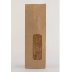 Overig Blokbodemzak Papier Kraft 70 + 40 x 200mm 50st.* Chocolade Verpakkingen|Zakken