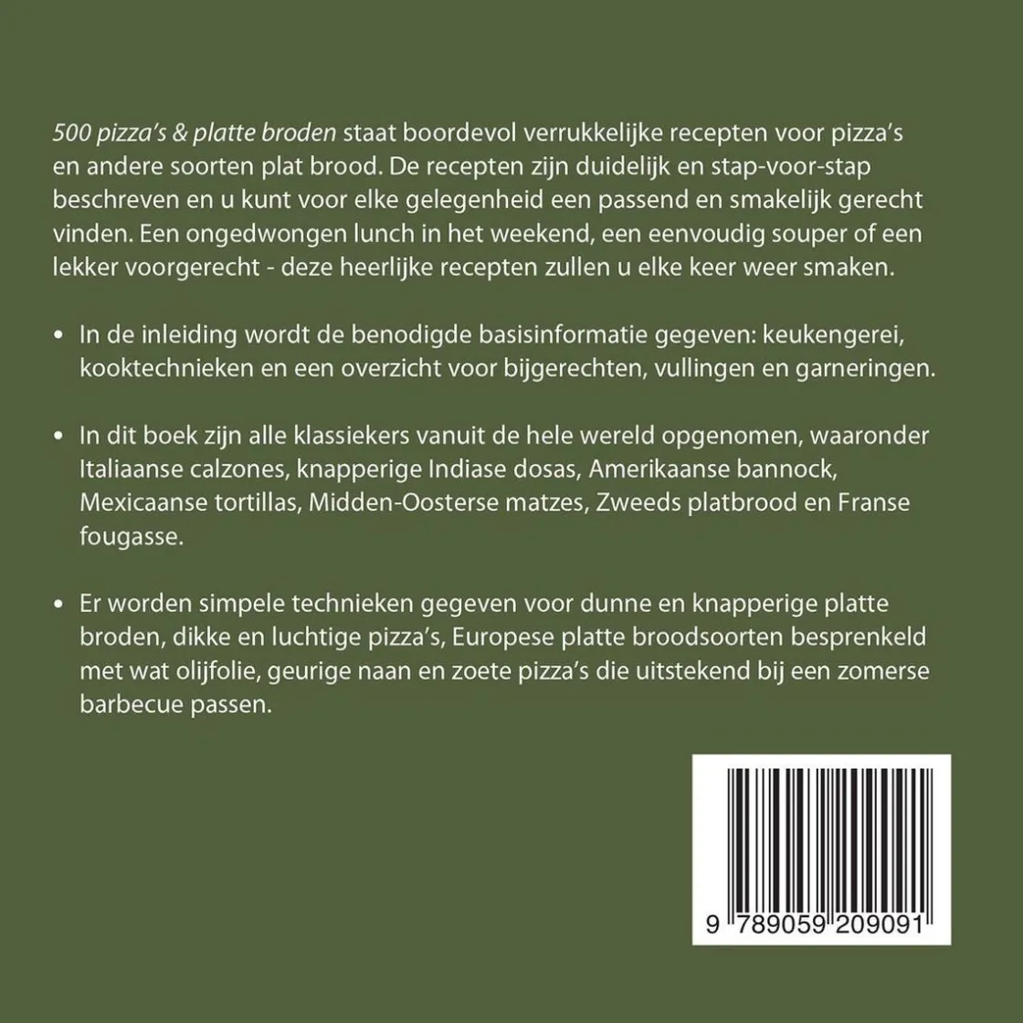 Boek: 500 Pizza's & Platte Broden* Bakboeken