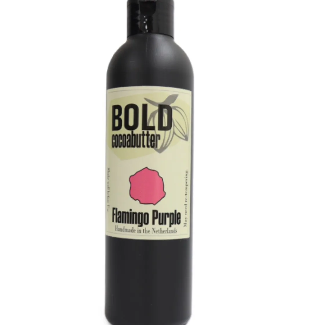 Bold Cacaoboter Gekleurd Flamingo Purple 230g* Chocolade Kleurstoffen|Chocolade Kleurstoffen
