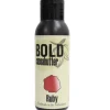 Bold Cacaoboter Gekleurd Ruby Glitter 80g* Chocolade Kleurstoffen|Chocolade Kleurstoffen