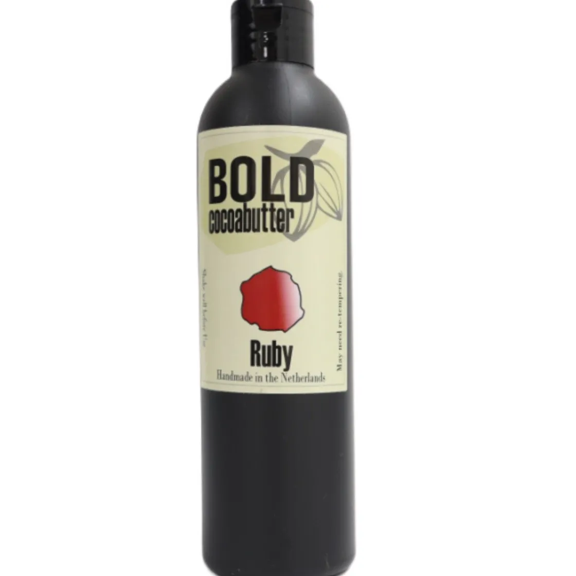 Bold Cacaoboter Gekleurd Ruby Glitter 230g* Chocolade Kleurstoffen|Chocolade Kleurstoffen