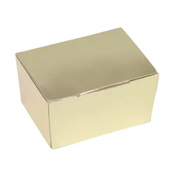 BrandNewCake Bonbondoosje Goud Metallic -125 gram- 25 stuks* Chocolade Verpakkingen|Bonbon Doosjes