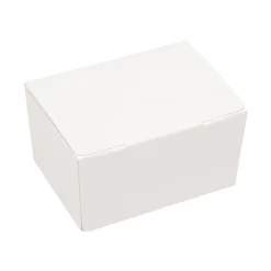 BrandNewCake Bonbondoosje Wit Glans -125 gram- 3 stuks*** Chocolade Verpakkingen|Bonbon Doosjes