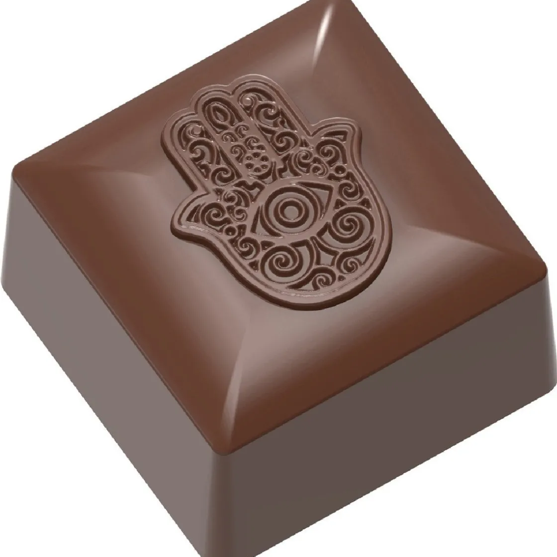 Chocolate World Bonbonvorm Hand van Fatima (24x) 25x25x16mm* Bonbonvormen