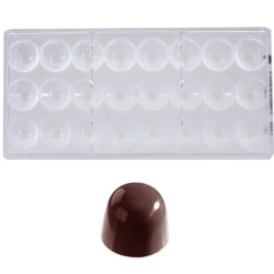 Chocolate World Bonbonvorm Kegel (24x) Ø29x25 mm* Bonbonvormen