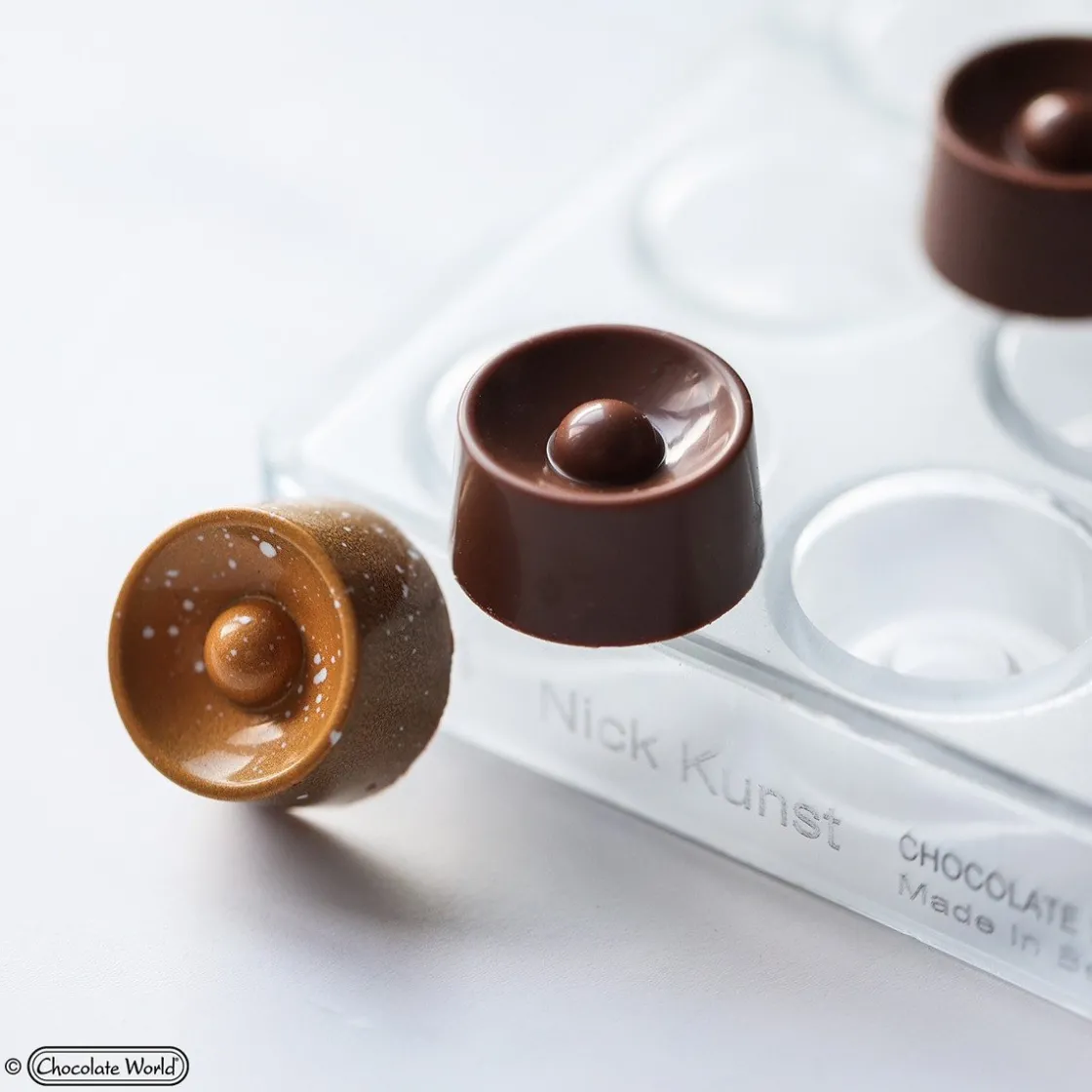 Chocolate World Bonbonvorm The Circle Nick Kunst (21x) 30mm* Bonbonvormen