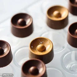 Chocolate World Bonbonvorm The Circle Nick Kunst (21x) 30mm* Bonbonvormen