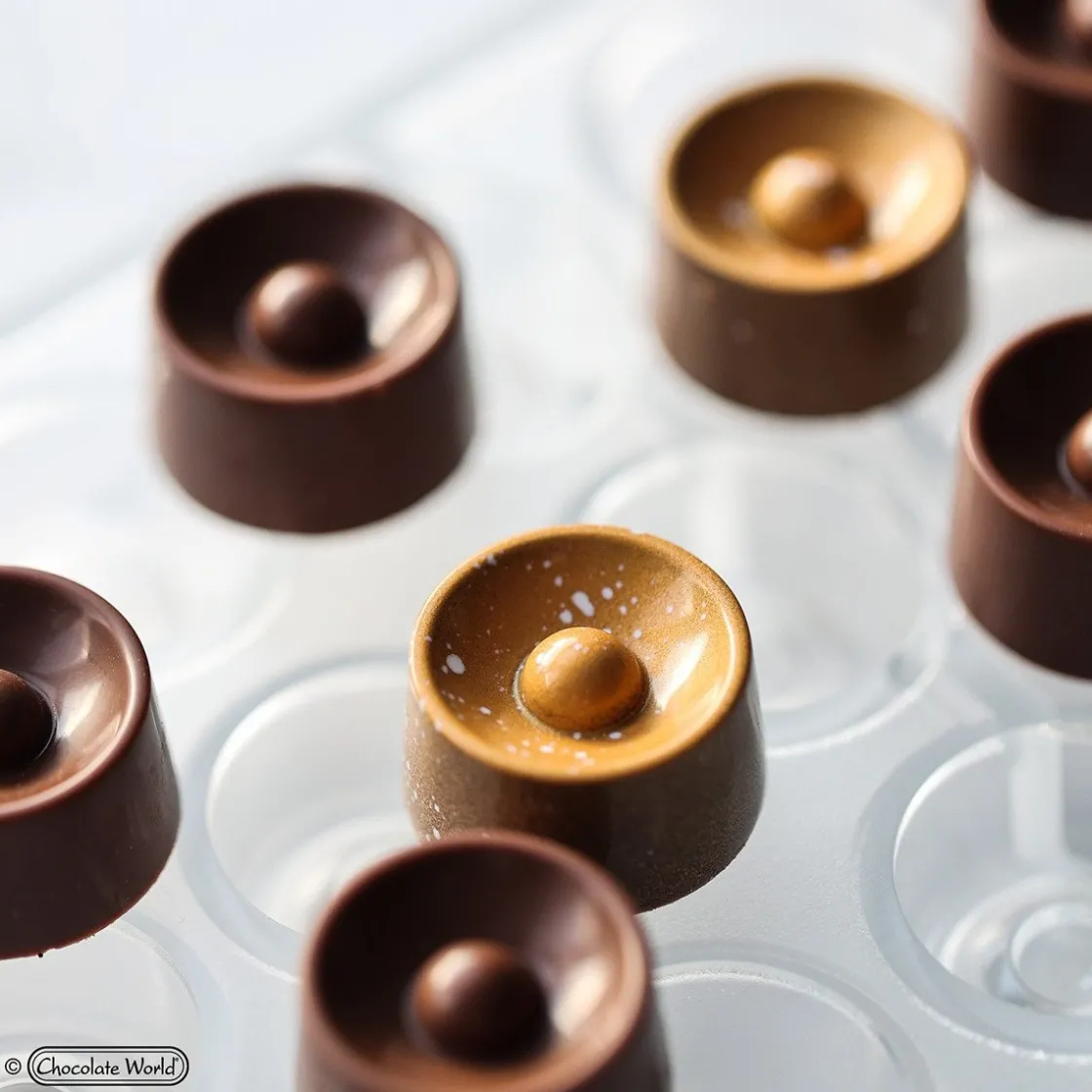 Chocolate World Bonbonvorm The Circle Nick Kunst (21x) 30mm* Bonbonvormen