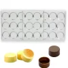 Chocolate World Bonbonvorm Ronde Schelp (24x) 28x13 mm* Bonbonvormen