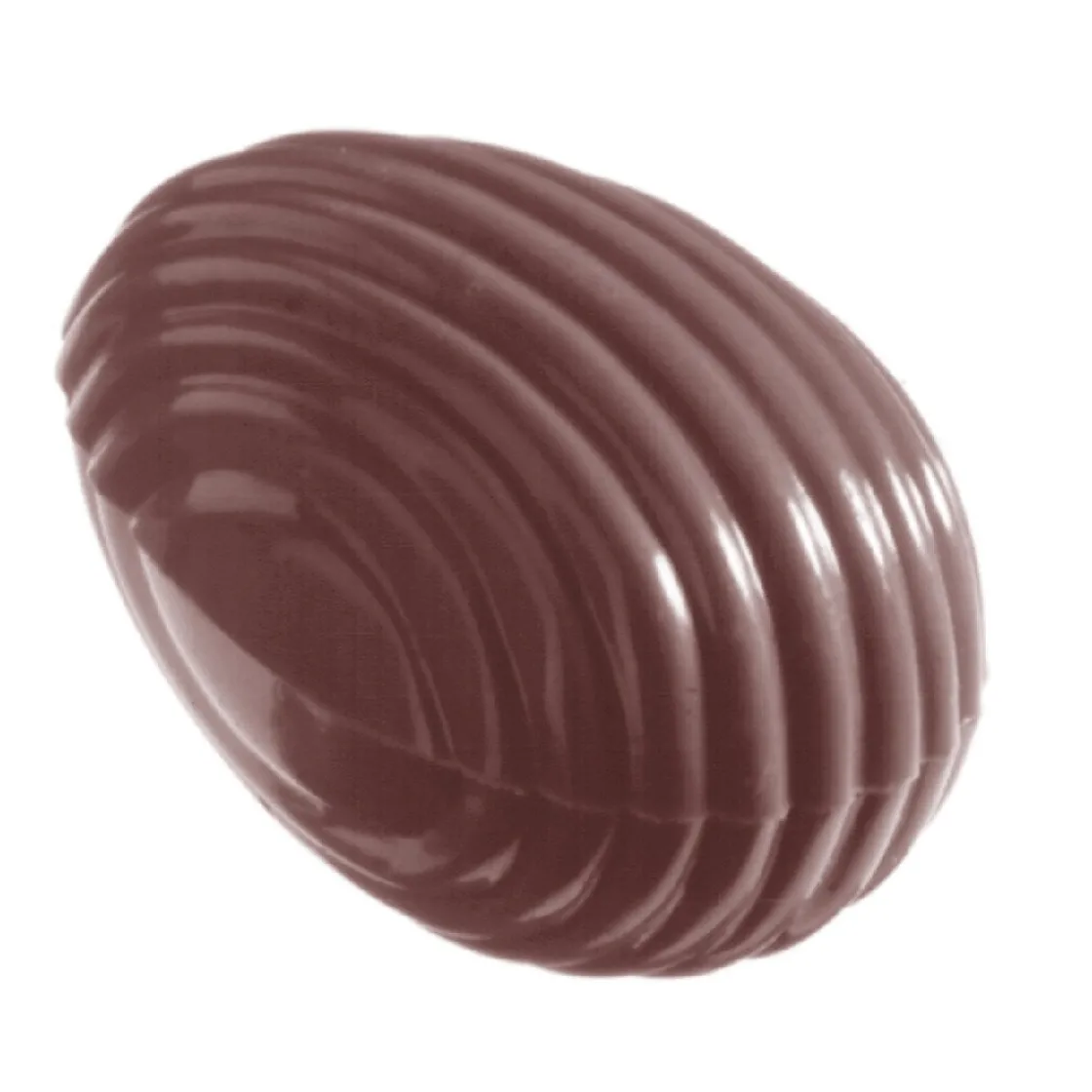 Chocolate World Bonbonvorm Gestreept Ei (32x) 32x22x11mm* Bonbonvormen
