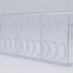 Chocolate World Bonbonvorm Dadel (20x) 39x19x10mm*** Bonbonvormen