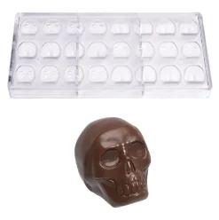 Chocolate World Bonbonvorm Doodskop (24x) 26x19x27mm* Bonbonvormen