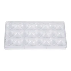 Chocolate World Bonbonvorm Hartje Hoog (24x) 31x35x18mm* Bonbonvormen