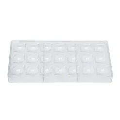 Chocolate World Bonbonvorm Praline Curve (21x) 45x28x14mm* Bonbonvormen