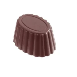 Chocolate World Bonbonvorm GL Cuvette Ovaal (24x) 35x26mm*** Bonbonvormen