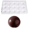 Chocolate World Bonbonvorm Halve Bol (15x) Ø38x19mm* Bonbonvormen