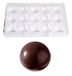 Chocolate World Bonbonvorm Halve Bol (15x) Ø38x19mm* Bonbonvormen