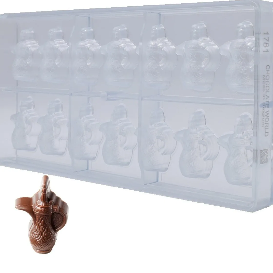 Chocolate World Bonbonvorm Theepot (14x) 42,5x31x18,5mm* Bonbonvormen