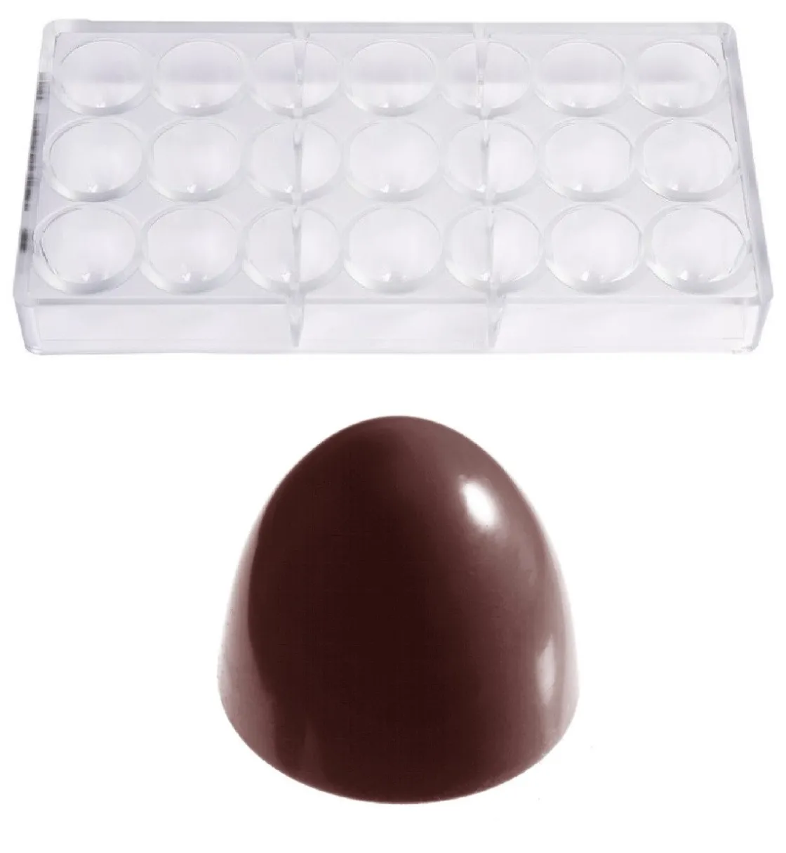 Chocolate World Bonbonvorm Truffel (21x) 35x30mm* Bonbonvormen